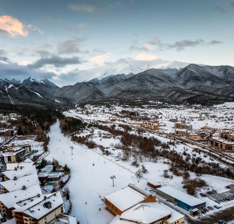 Medeu Ice Skating Rink And Shymbulak Ski Resort